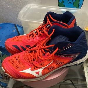 Worn Mizuno volleyball shoes